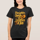 Pumpkin-specerij en alles wat mooi is Tri-Blend shirt (Voorkant)