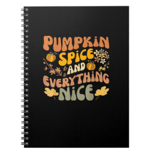 Pumpkin-specerij en alles wat mooi is voor de Herf Notitieboek