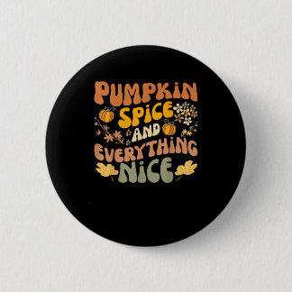 Pumpkin-specerij en alles wat mooi is voor de Herf Ronde Button 5,7 Cm