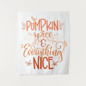 Pumpkin-specerij en alles wat mooi is wandkleed (Voorkant)