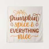 Pumpkin-specerij en alles wat mooi is wandkleed (Voorkant)