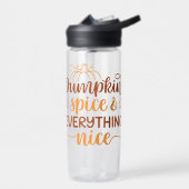 Pumpkin-specerij en alles wat mooi is waterfles (Links)