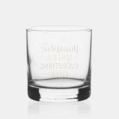 Pumpkin-specerij en alles wat mooi is whisky glas (Achterkant)