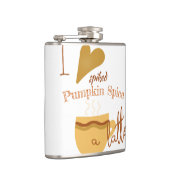 Pumpkin-specerij met een latente humoristische heupfles (Rechts)