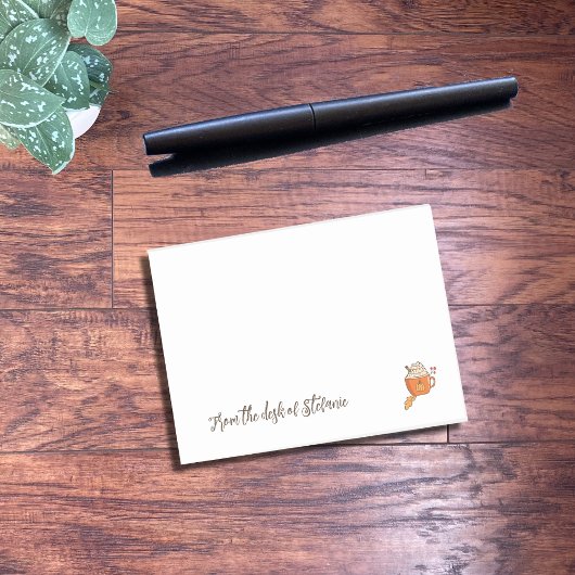 Pumpkin-specerijlatte gepersonaliseerde post-it no post-it® notes