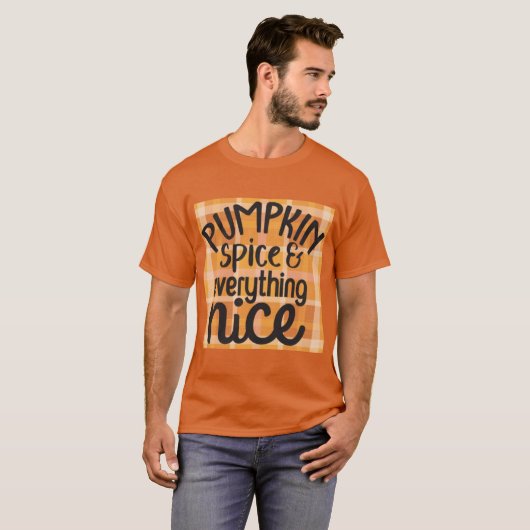 Pumpkin Spice 1 T-shirt (Voorkant volledig)