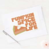 Pumpkin Spice 4 Life Rechthoekige Sticker (Envelop)