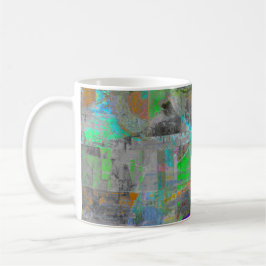 "Pumpkin Spice Abstract" abstract art coffee mug Koffiemok
