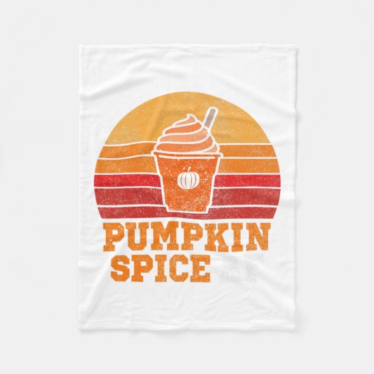 Pumpkin Spice Af Fun Mannen Echtgenoot Kleding Hal Fleece Deken (Voorkant)