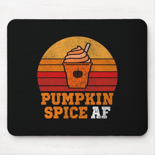 Pumpkin Spice Af Fun Mannen Echtgenoot Kleding Hal Muismat (Voorkant)