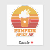 Pumpkin Spice AF Sticker (Vel)