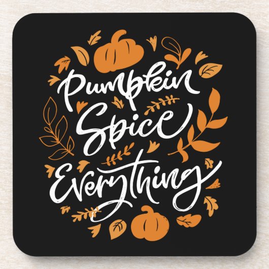 Pumpkin Spice Alles Bier Onderzetter (Voorkant)