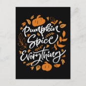 Pumpkin Spice Alles Briefkaart (Voorkant)