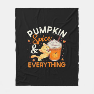 Pumpkin Spice Alles Cat Lover Classic Fleece Deken