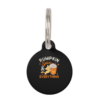 Pumpkin Spice Alles Cat Lover Classic Huisdierpenning