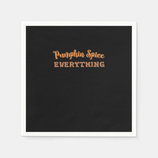 Pumpkin Spice Alles Essentieel Herfst Quote De Servet (Voorkant)