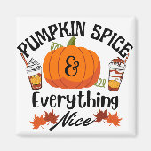 Pumpkin Spice Alles goed Magneet (Voorkant)