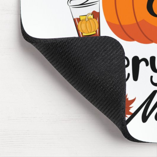 Pumpkin Spice Alles goed Muismat (Hoek)