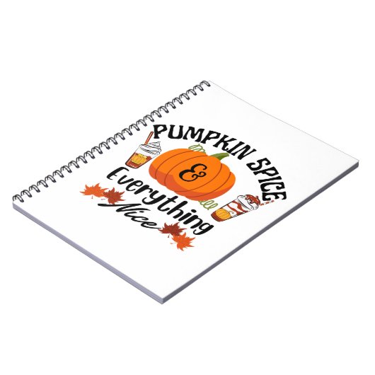 Pumpkin Spice Alles goed Notitieboek (Linkerzijde)