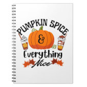Pumpkin Spice Alles goed Notitieboek (Voorkant)