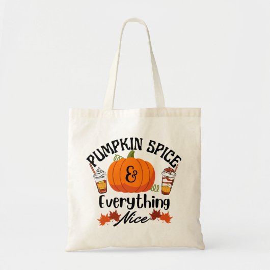 Pumpkin Spice Alles goed Tote Bag (Voorkant)