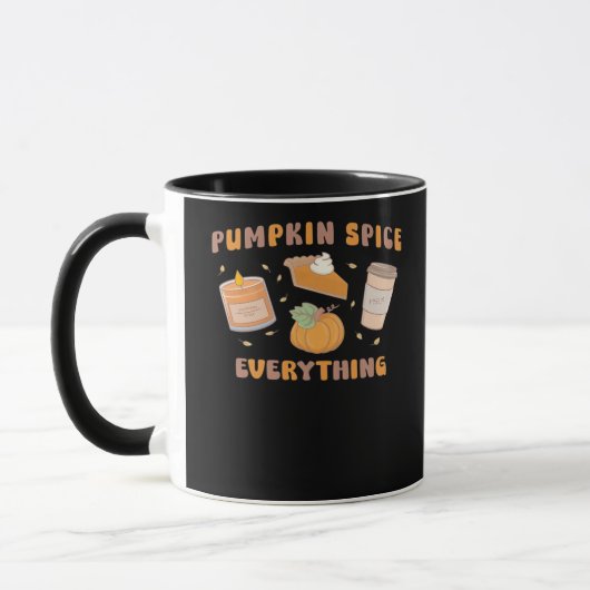 Pumpkin Spice Alles Grappig Herfst Mok (Links)
