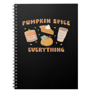 Pumpkin Spice Alles Grappig Herfst Notitieboek