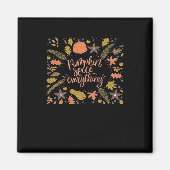 Pumpkin Spice Alles Grappig Ontwerp Magneet (Voorkant)