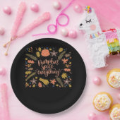 Pumpkin Spice Alles Grappig Ontwerp Papieren Bordje (Feest)