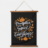Pumpkin Spice Alles Hangend Wandkleed (Voorkant)