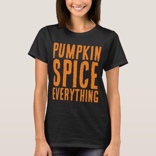 PUMPKIN SPICE ALLES HERFST T-SHIRTS (Voorkant)