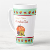 Pumpkin Spice & Alles in Nice herfst Latte Mok (Linkerhoek)