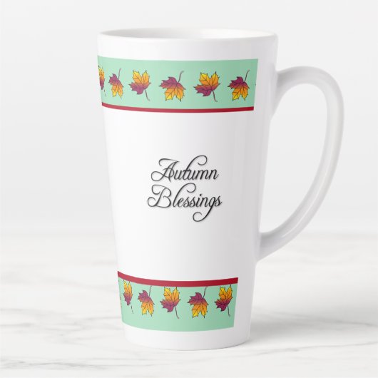 Pumpkin Spice & Alles in Nice herfst Latte Mok (Rechts)