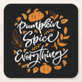 Pumpkin Spice Alles Kartonnen Onderzetters (Voorkant)