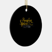 Pumpkin Spice Alles Keramisch Ornament (Rechts)