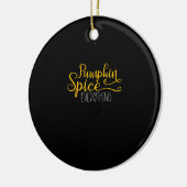 Pumpkin Spice Alles Keramisch Ornament (Links)