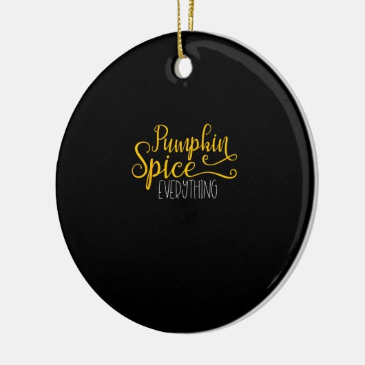 Pumpkin Spice Alles Keramisch Ornament (Links)