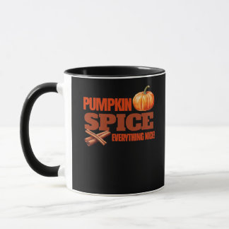 Pumpkin Spice Alles Klassiek Basic Design Mok