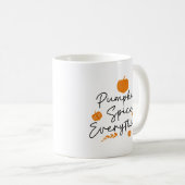 Pumpkin Spice Alles Koffiemok (Voorkant rechts)