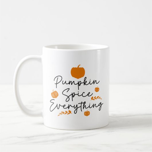 Pumpkin Spice Alles Koffiemok (Links)