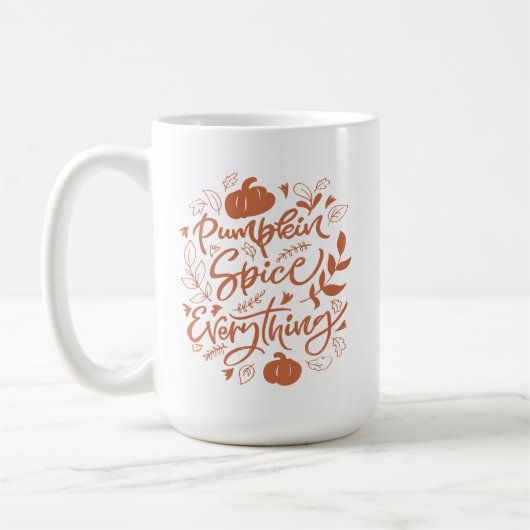 Pumpkin Spice Alles Koffiemok (Links)