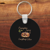 Pumpkin Spice $ Alles Leuk Sleutelhanger (Voorkant)