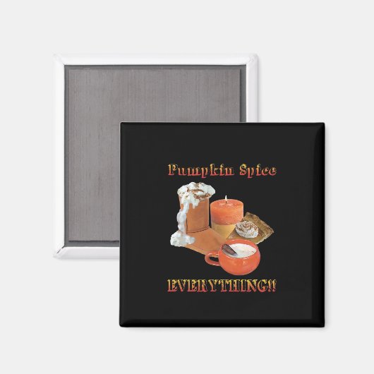 Pumpkin Spice Alles Luiaard Halloween Magneet (Voorkant / Achterkant)
