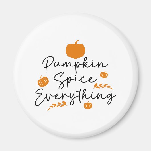 Pumpkin Spice Alles Magneet (Voorkant)