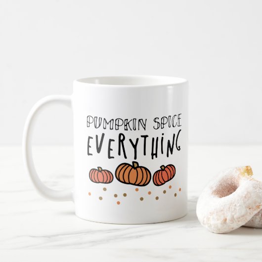 Pumpkin Spice Alles Mok (Met donut)