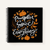 Pumpkin Spice Alles Notitieboek (Voorkant)