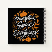 Pumpkin Spice Alles Notitieboek (Achterkant)