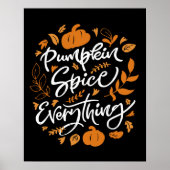 Pumpkin Spice Alles Poster (Voorkant)