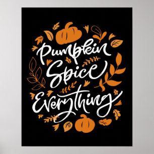 Pumpkin Spice Alles Poster