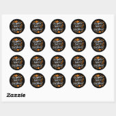 Pumpkin Spice Alles Ronde Sticker (Vel)